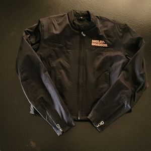 XS Black Harley Davidson riding jacket RN 103819 CA 03402